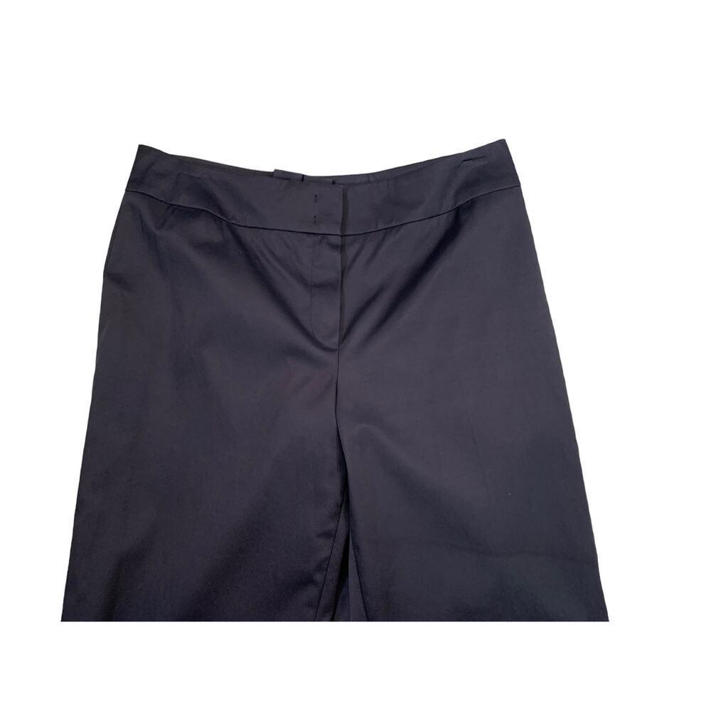Escada Women's Dress Pants Black Hi-Rise Stretch Straight Leg Size Medium